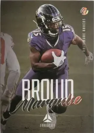 2021 Panini Luminance #9 - Marquise Brown - Baltimore Ravens