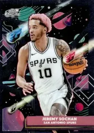 2025-26 Topps Chrome Cosmic #25 - Jeremy Sochan - San Antonio Spurs