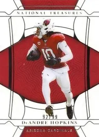 2021 Panini National Treasures #8 - DeAndre Hopkins - Arizona Cardinals