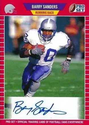 2022 Pro Set Sports #PSA-BS1 - Barry Sanders - Detroit Lions