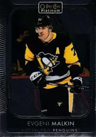 2021-22 O-Pee-Chee Platinum #8 - Evgeni Malkin - Pittsburgh Penguins