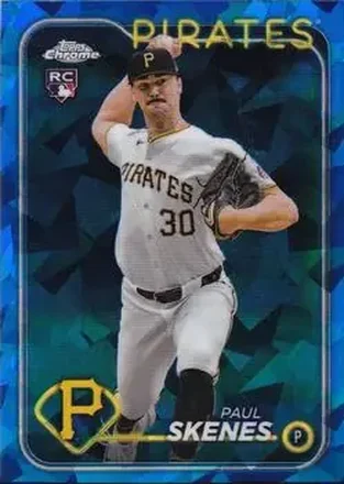 2024 Topps Chrome Update Sapphire Edition #USCS100 - Paul Skenes - Pittsburgh Pirates