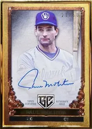 2023 Topps Gilded Collection - Gallery of Gold Autographs #GOG-PMOL - Paul Molitor - Milwaukee Brewers