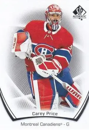 2021-22 SP Authentic #4 - Carey Price - Montreal Canadiens