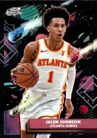 2025-26 Topps Chrome Cosmic #29 - Jalen Johnson - Atlanta Hawks