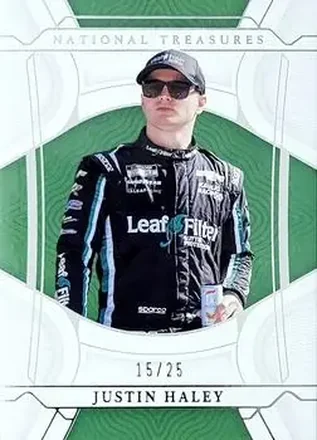 2022 Panini National Treasures #14 - Justin Haley - Kaulig Racing