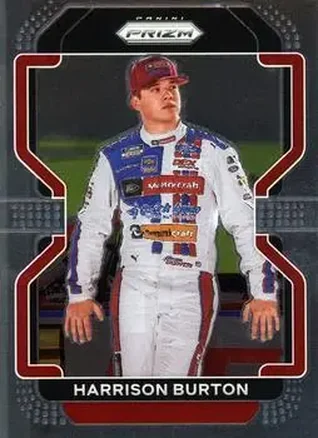 2022 Panini Prizm #16 - Harrison Burton - Wood Brothers Racing