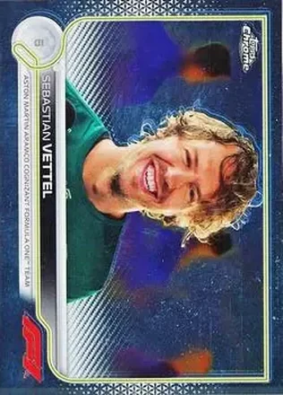2022 Topps Chrome Formula 1 #12 - Sebastian Vettel - Aston Martin Aramco Cognizant F1 Team