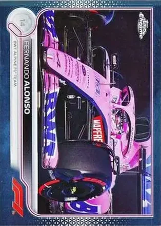 2022 Topps Chrome Formula 1 #15 - Fernando Alonso - BWT Alpine F1 Team