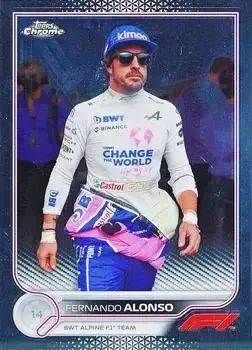 2022 Topps Chrome Formula 1 feature card