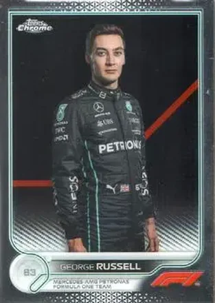 2022 Topps Chrome Formula 1 #17 - George Russell - Mercedes-AMG Petronas Formula One Team