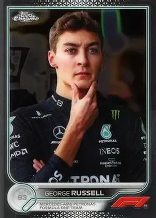 2022 Topps Chrome Formula 1 #18 - George Russell - Mercedes-AMG Petronas Formula One Team
