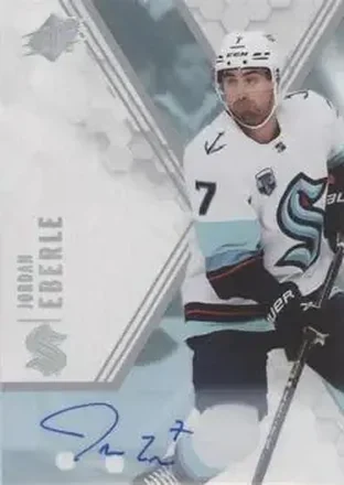 2021-22 SPx - Autographs #7 - Jordan Eberle - Seattle Kraken