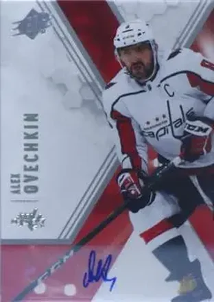 2021-22 SPx - Autographs #8 - Alex Ovechkin - Washington Capitals