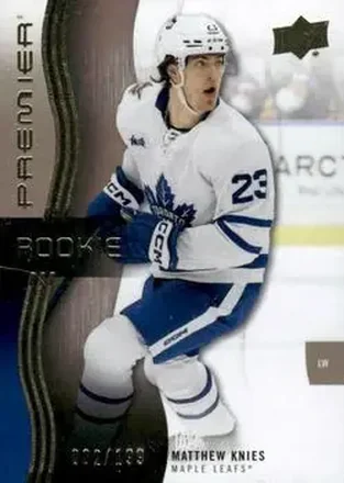 2023-24 Upper Deck Premier - Bronze #138 - Matthew Knies - Toronto Maple Leafs