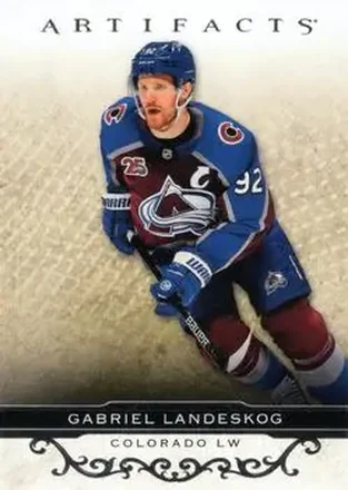 2021-22 Upper Deck Artifacts #8 - Gabriel Landeskog - Colorado Avalanche