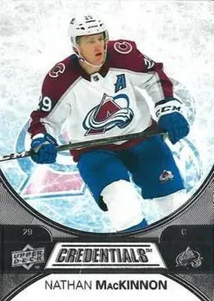2021-22 Upper Deck Credentials #4 - Nathan MacKinnon - Colorado Avalanche