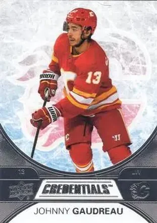 2021-22 Upper Deck Credentials #8 - Johnny Gaudreau - Calgary Flames