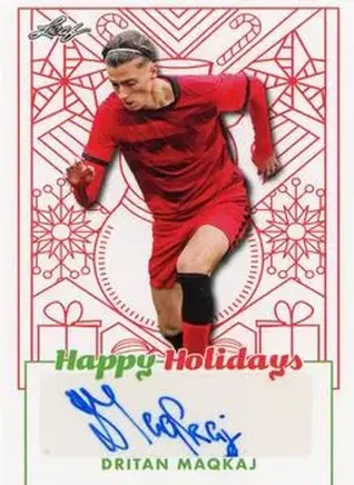 2023 Leaf Holiday Pack #BA-DM1 - Dritan Maqkaj