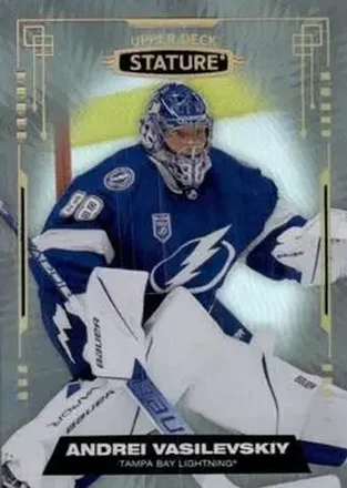 2021-22 Upper Deck Stature #10 - Andrei Vasilevskiy - Tampa Bay Lightning