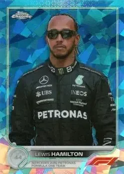 2022 Topps Chrome Sapphire Edition Formula 1 feature card