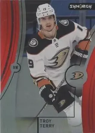 2021-22 Upper Deck Synergy - Red #3 - Troy Terry - Anaheim Ducks