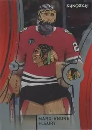 2021-22 Upper Deck Synergy - Red #7 - Marc-Andre Fleury - Chicago Blackhawks