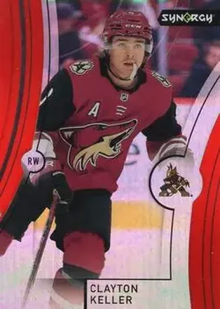 2021-22 Upper Deck Synergy - Red #9 - Clayton Keller - Arizona Coyotes