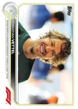 2022 Topps Formula 1 #12 - Sebastian Vettel - Aston Martin Aramco Cognizant F1 Team