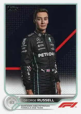 2022 Topps Formula 1 #17 - George Russell - Mercedes-AMG Petronas Formula One Team