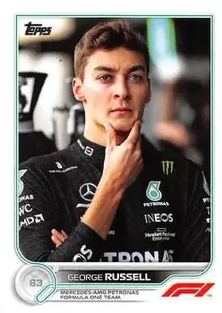 2022 Topps Formula 1 #18 - George Russell - Mercedes-AMG Petronas Formula One Team