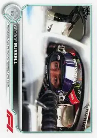 2022 Topps Formula 1 #19a - George Russell - Mercedes-AMG Petronas Formula One Team