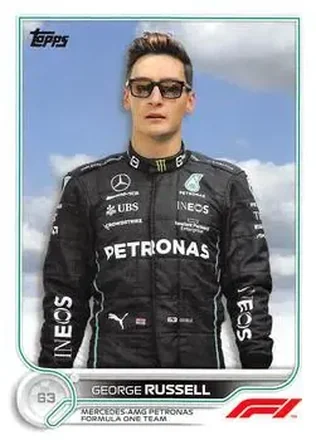 2022 Topps Formula 1 #20 - George Russell - Mercedes-AMG Petronas Formula One Team