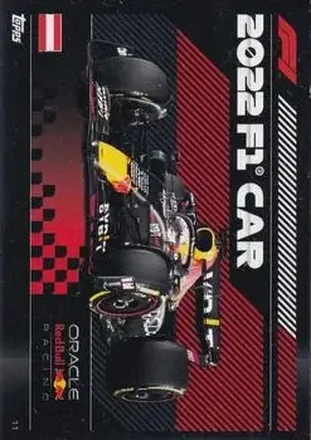 2022 Topps Turbo Attax F1 #11 - Oracle Red Bull Racing 2022 F1 Car - Oracle Red Bull Racing