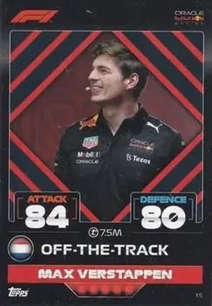 2022 Topps Turbo Attax F1 #15 - Max Verstappen - Oracle Red Bull Racing