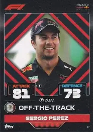 2022 Topps Turbo Attax F1 #17 - Sergio Perez - Oracle Red Bull Racing