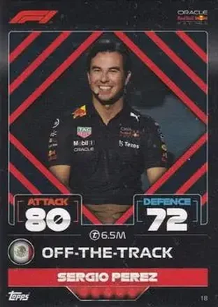 2022 Topps Turbo Attax F1 #18 - Sergio Perez - Oracle Red Bull Racing