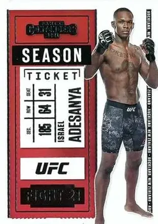 2021 Panini Chronicles UFC #5 - Israel Adesanya