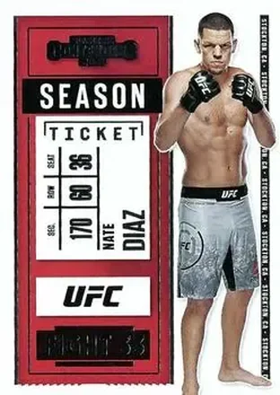 2021 Panini Chronicles UFC #6 - Nate Diaz