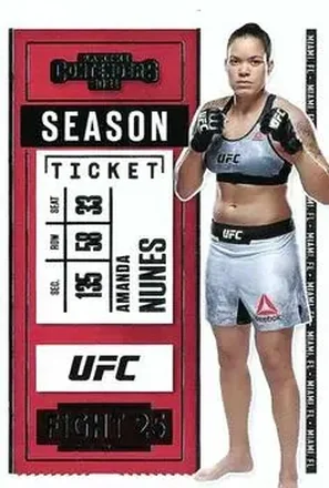 2021 Panini Chronicles UFC #7 - Amanda Nunes