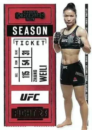 2021 Panini Chronicles UFC #10 - Zhang Weili