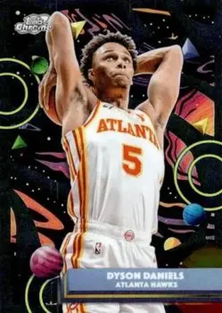 2025-26 Topps Chrome Cosmic #37 - Dyson Daniels - Atlanta Hawks