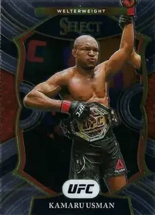 2021 Panini Select UFC #7 - Kamaru Usman