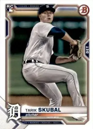 2021 Bowman #11 - Tarik Skubal - Detroit Tigers