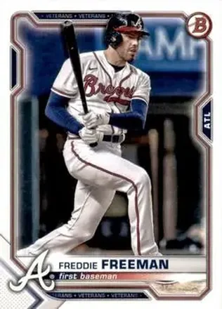 2021 Bowman #14 - Freddie Freeman - Atlanta Braves