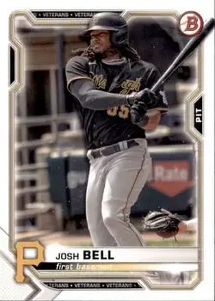 2021 Bowman #15 - Josh Bell - Pittsburgh Pirates