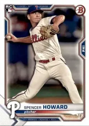 2021 Bowman #16 - Spencer Howard - Philadelphia Phillies