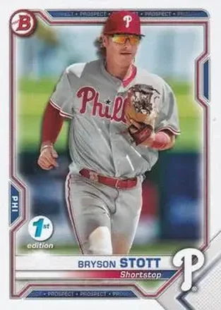 2021 Bowman 1st Edition #BFE-17 - Bryson Stott - Philadelphia Phillies
