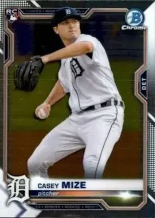 2021 Bowman Chrome #9 - Casey Mize - Detroit Tigers