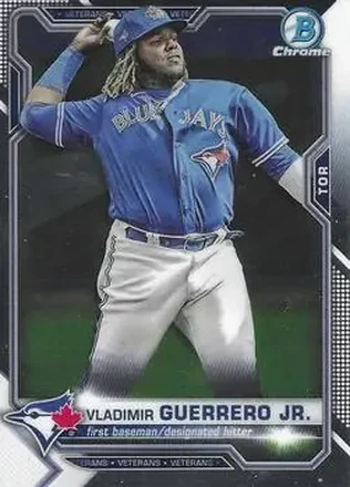 2021 Bowman Chrome #10 - Vladimir Guerrero Jr. - Toronto Blue Jays